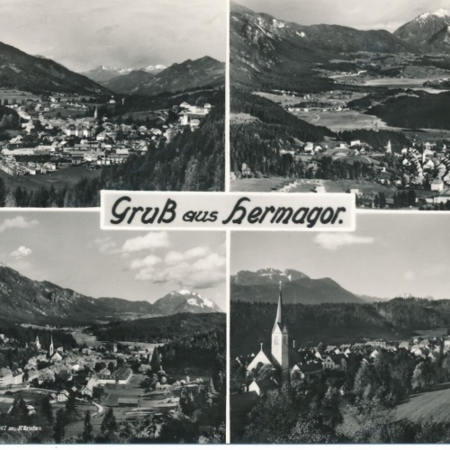 AK gruß aus Hermagor Mehrbildkarte Kärnten Ansichtskarte (12164)