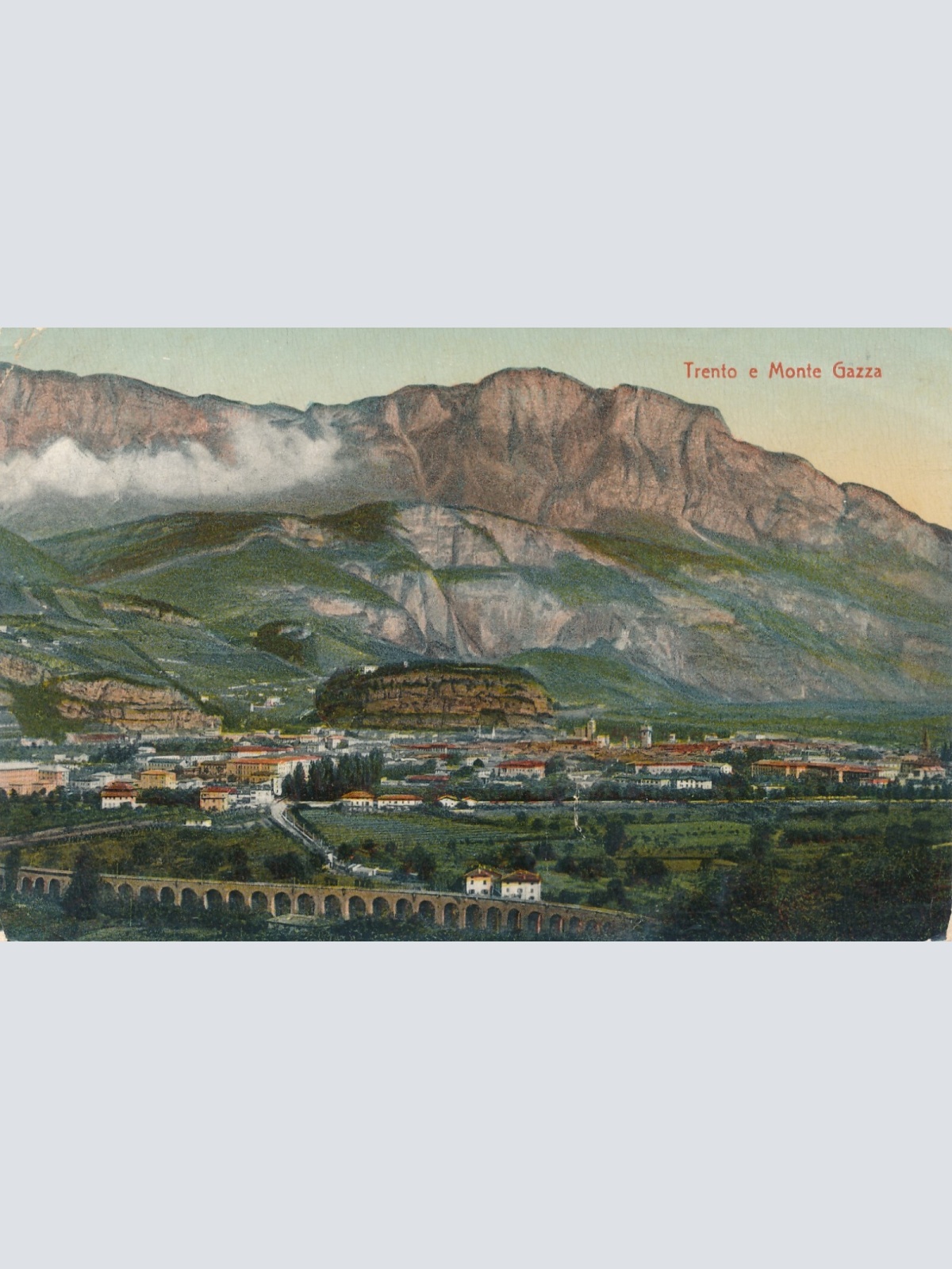 AK aus Trento e Monte Gazza Italien Ansichtskarte (11788)