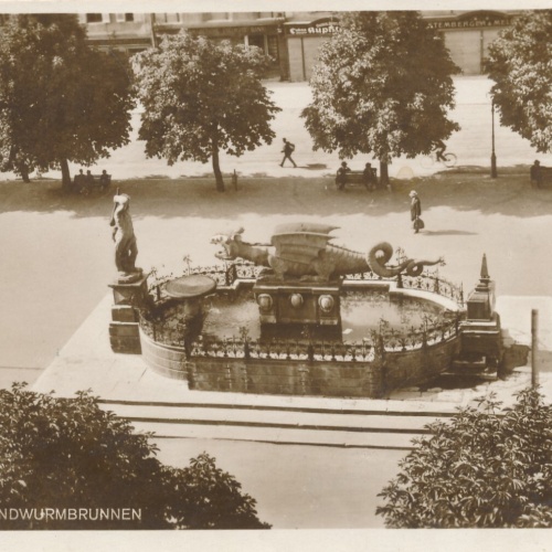 AK aus Klagenfurt Lindwurmbrunnen Kärnten Ansichtskarte (12189)