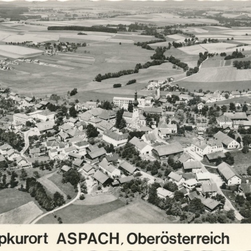 Alpine - Luftbild aus Aspach Oberösterreich Ansichtskarte (11269)