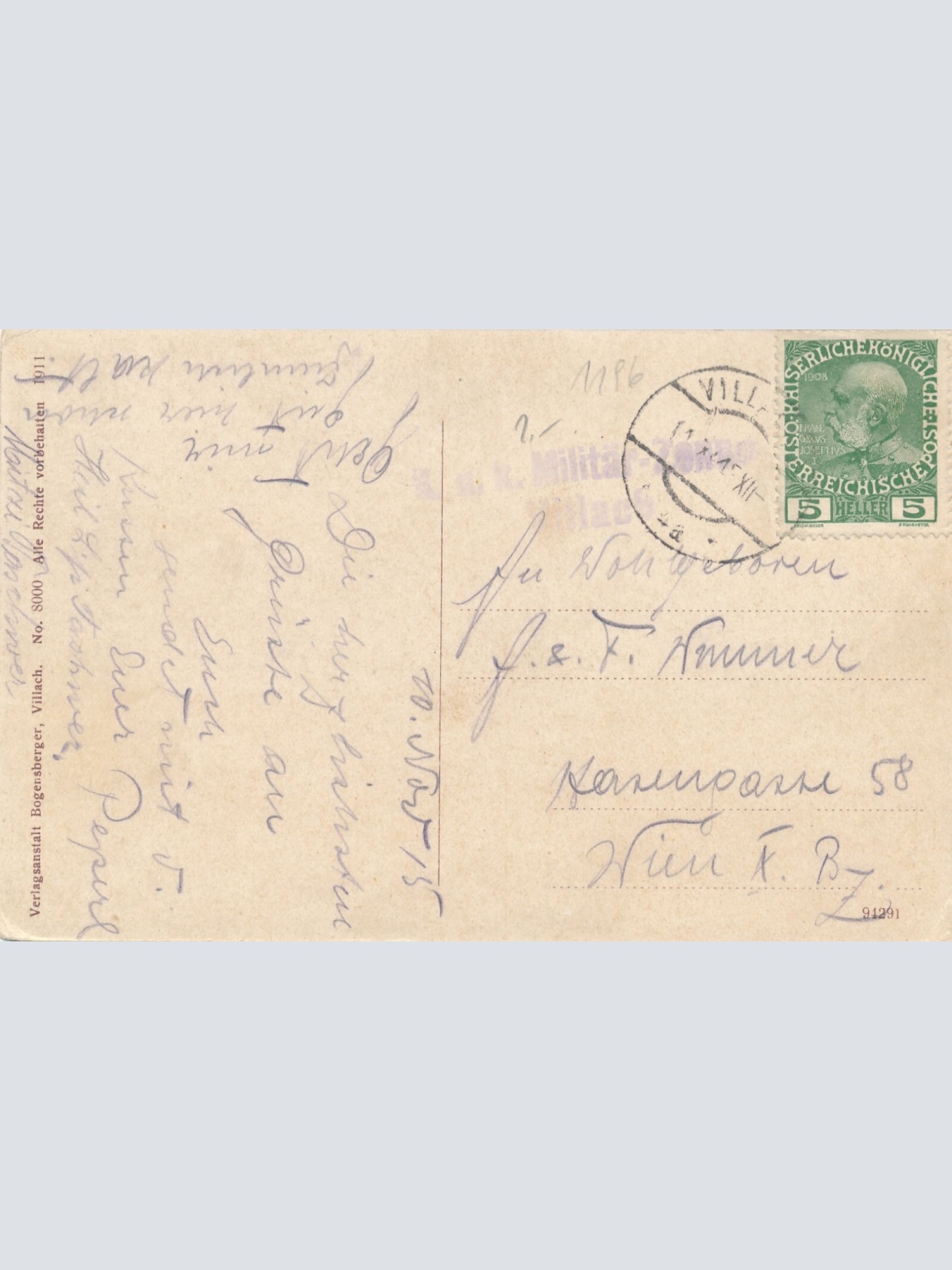 AK aus Villach Kärnten Ansichtskarte (12267)