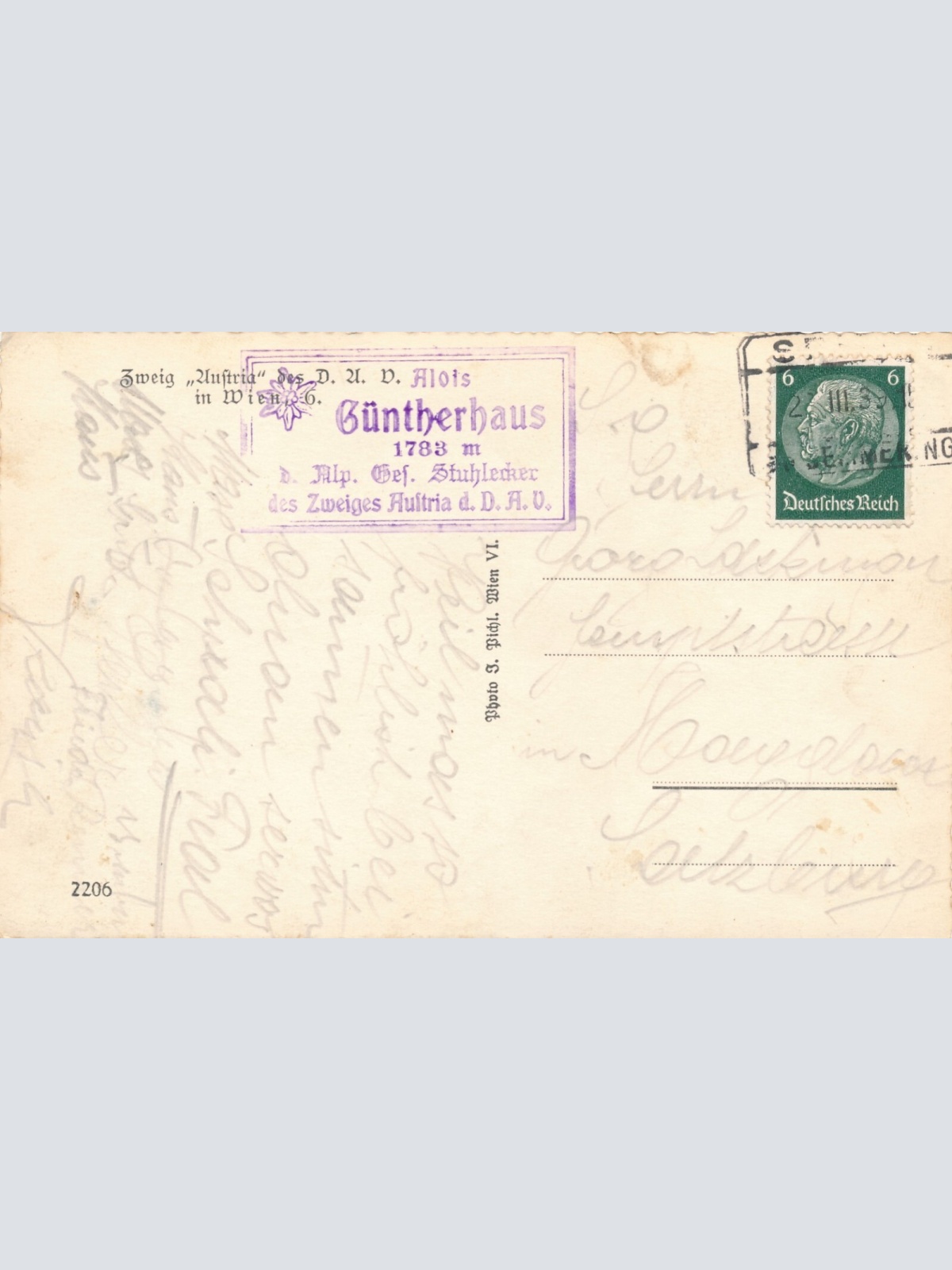 AK vom Alois Güntherhaus am Stuhleck Kärnten Ansichtskarte (12255)