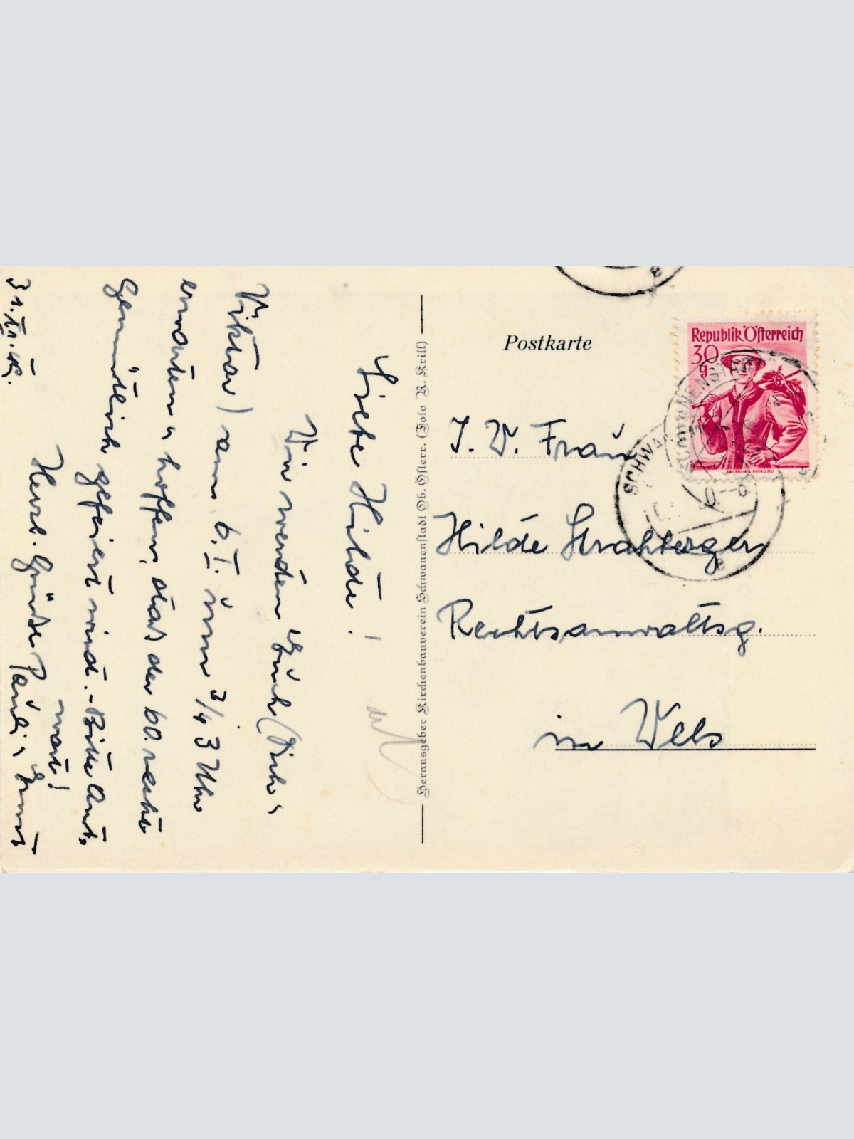 AK aus Schwanenstadt Oberösterreich Ansichtskarte (J293)