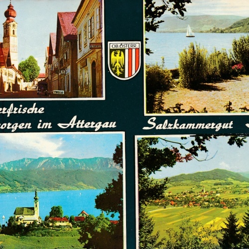 AK aus St. Georgen im Attergau Mehrbildkarte Ansichtskarte (J310)