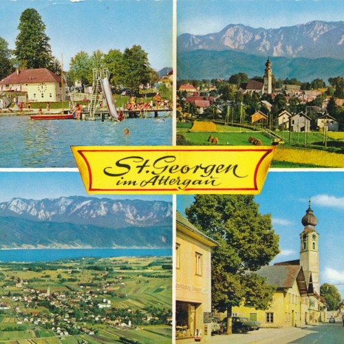 AK aus St. Georgen im Attergau Oberösterreich Mehrbildkarte Ansichtskarte (J314)