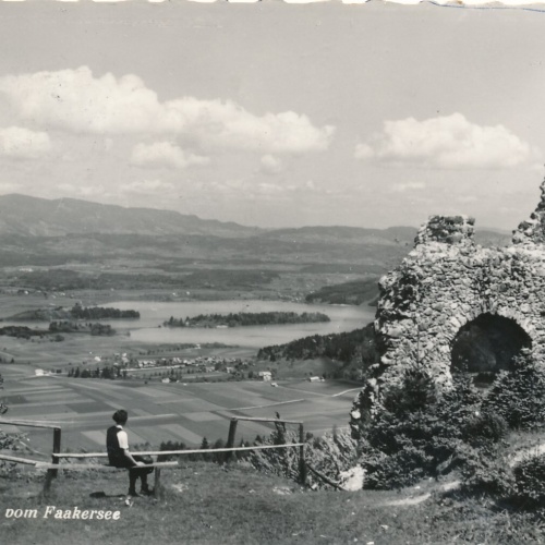 AK vom Faakersee Gesamtblick Kärnten Ansichtskarte (12216)