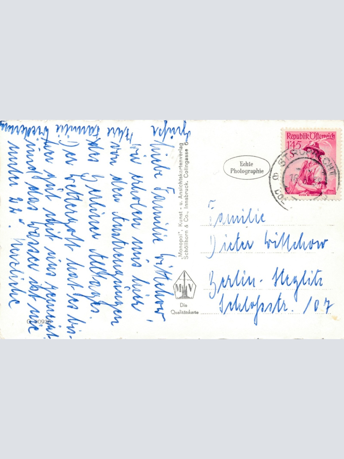 AK vom Ossiachersee gegen Westen Kärnten Ansichtskarte (12220)