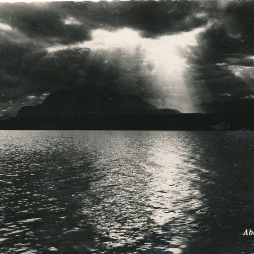 AK Abend am Faakersee Kärnten Ansichtskarte (12213)