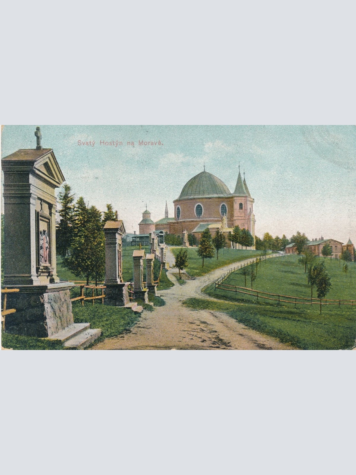 AK aus Svaty Hostyn na Morave Tschechoslowakei Ansichtskarte (11824)