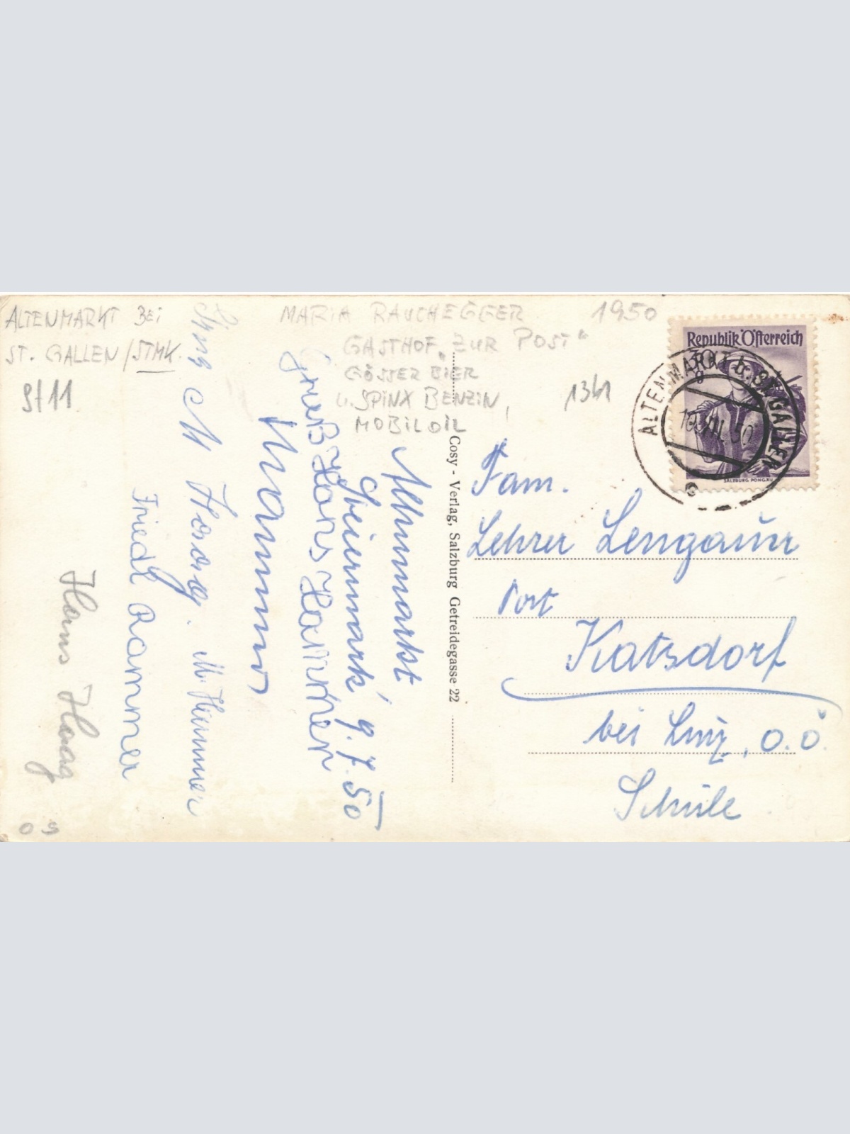 AK aus Altenmarkt a. d. Enns Steiermark Ansichtskarte (J183)