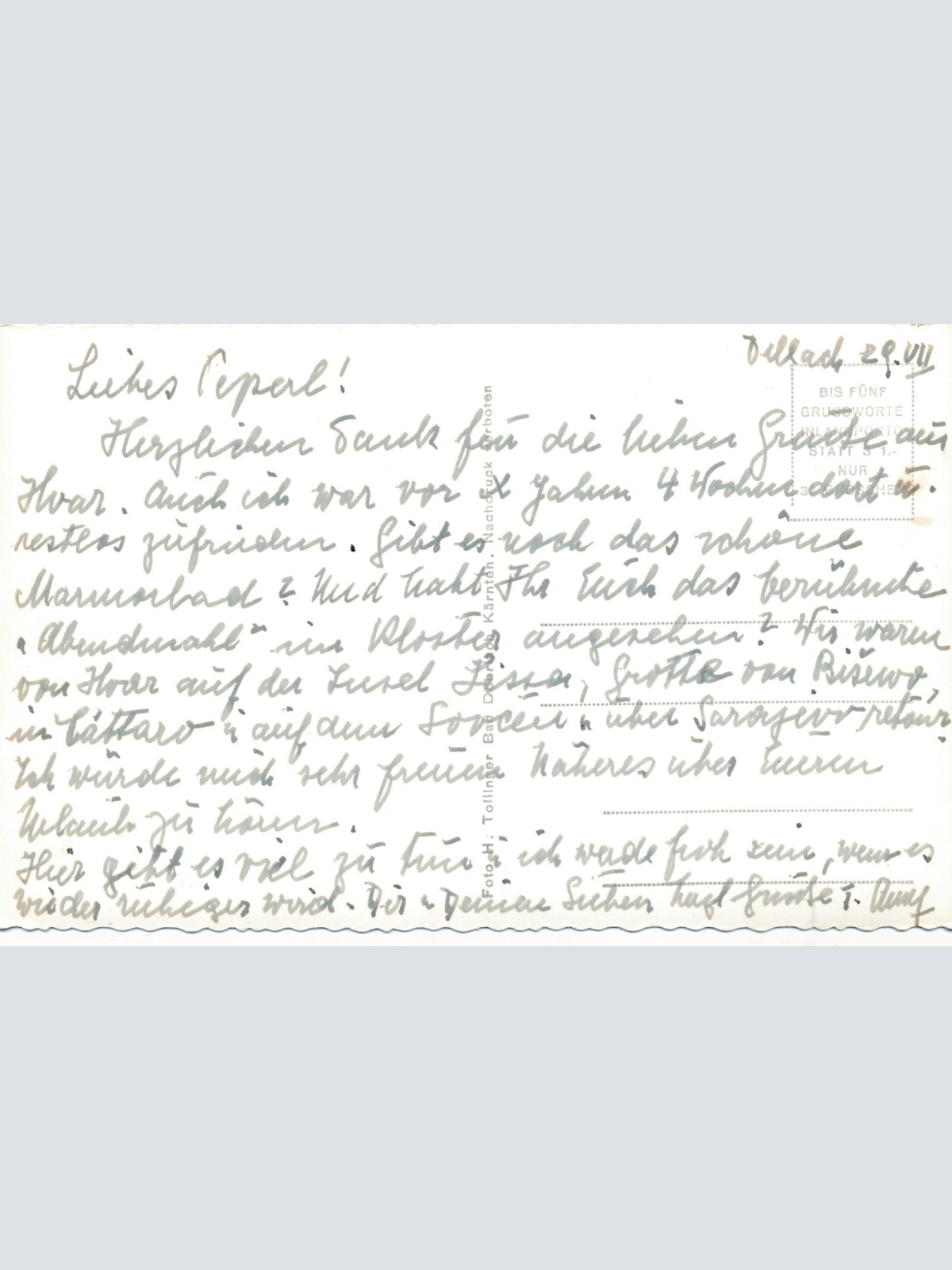 AK aus Dellach Kärnten Ansichtskarte (12115)