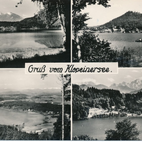 AK gruss vom Kloppeinersee Kärnten Ansichtskarte (12099)