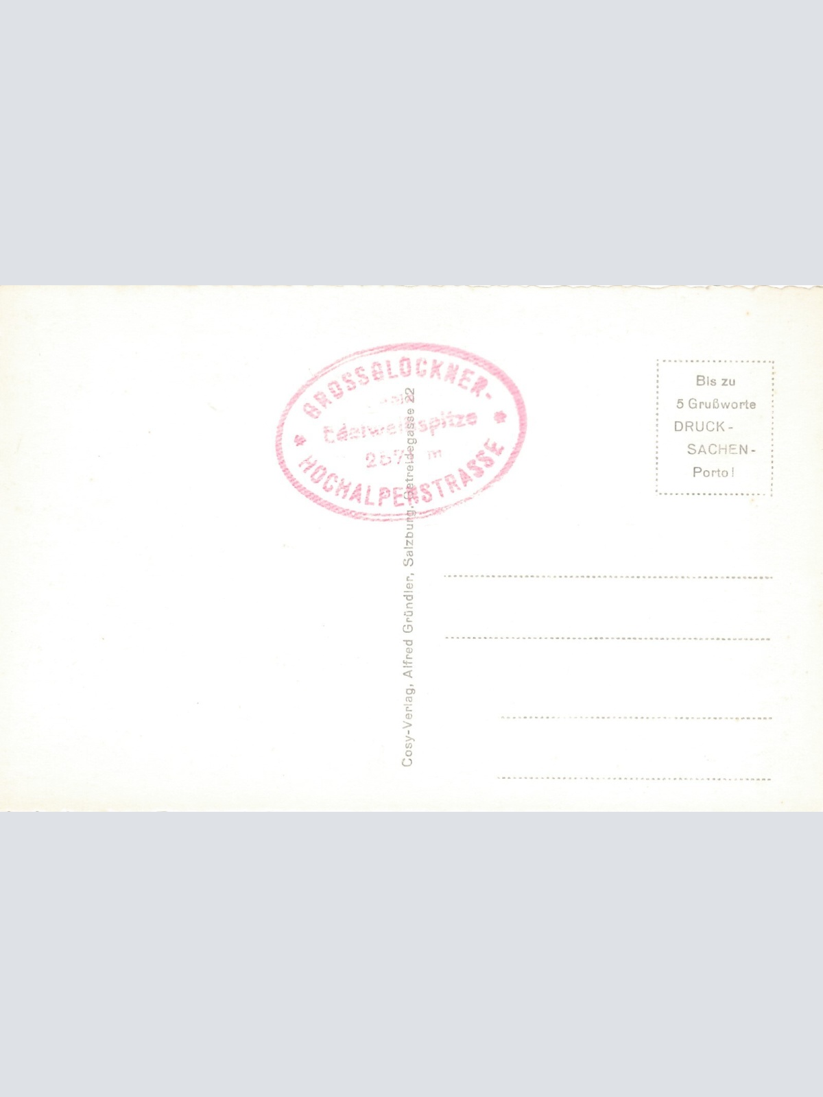 AK vom Grossglockner mit Edelweißhütte Kärnten Ansichtskarte (12132)