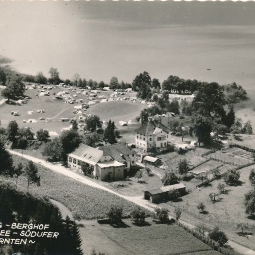 AK Camping Berghof Ossiachersee Kärnten Ansichtskarte (12138)