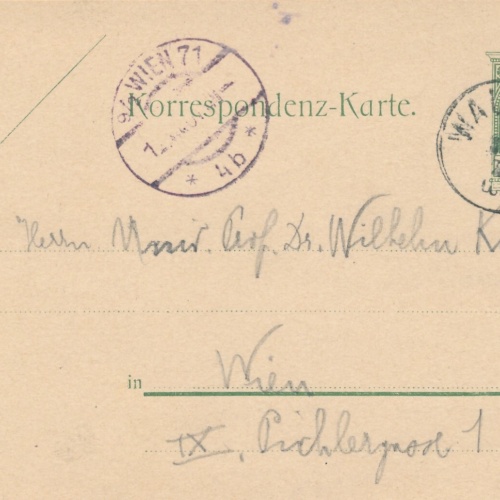 5 Heller Ganzsachen - Karte aus Waldegg (12521)