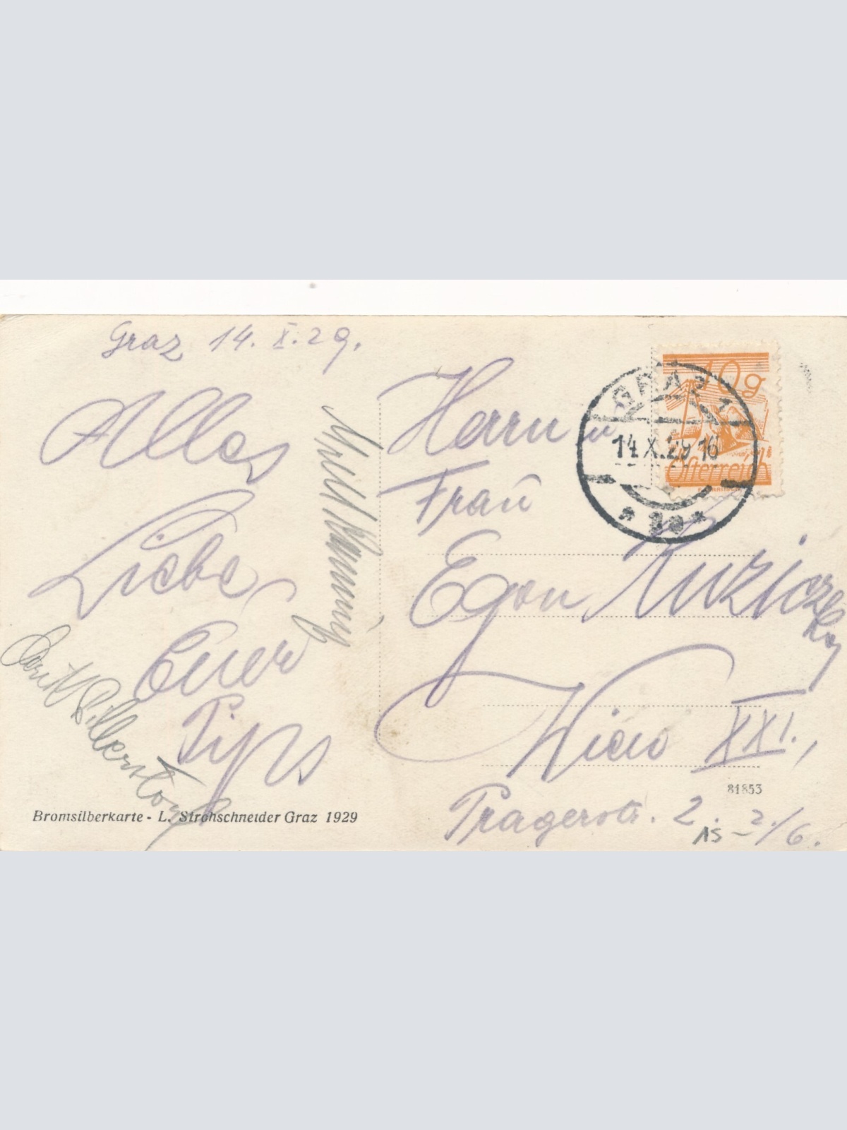 AK aus Graz Steiermark Ansichtskarte (J221)