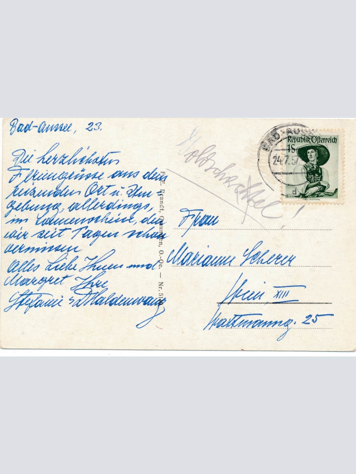 AK aus Bad Aussee Steiermark Ansichtskarte (12412)