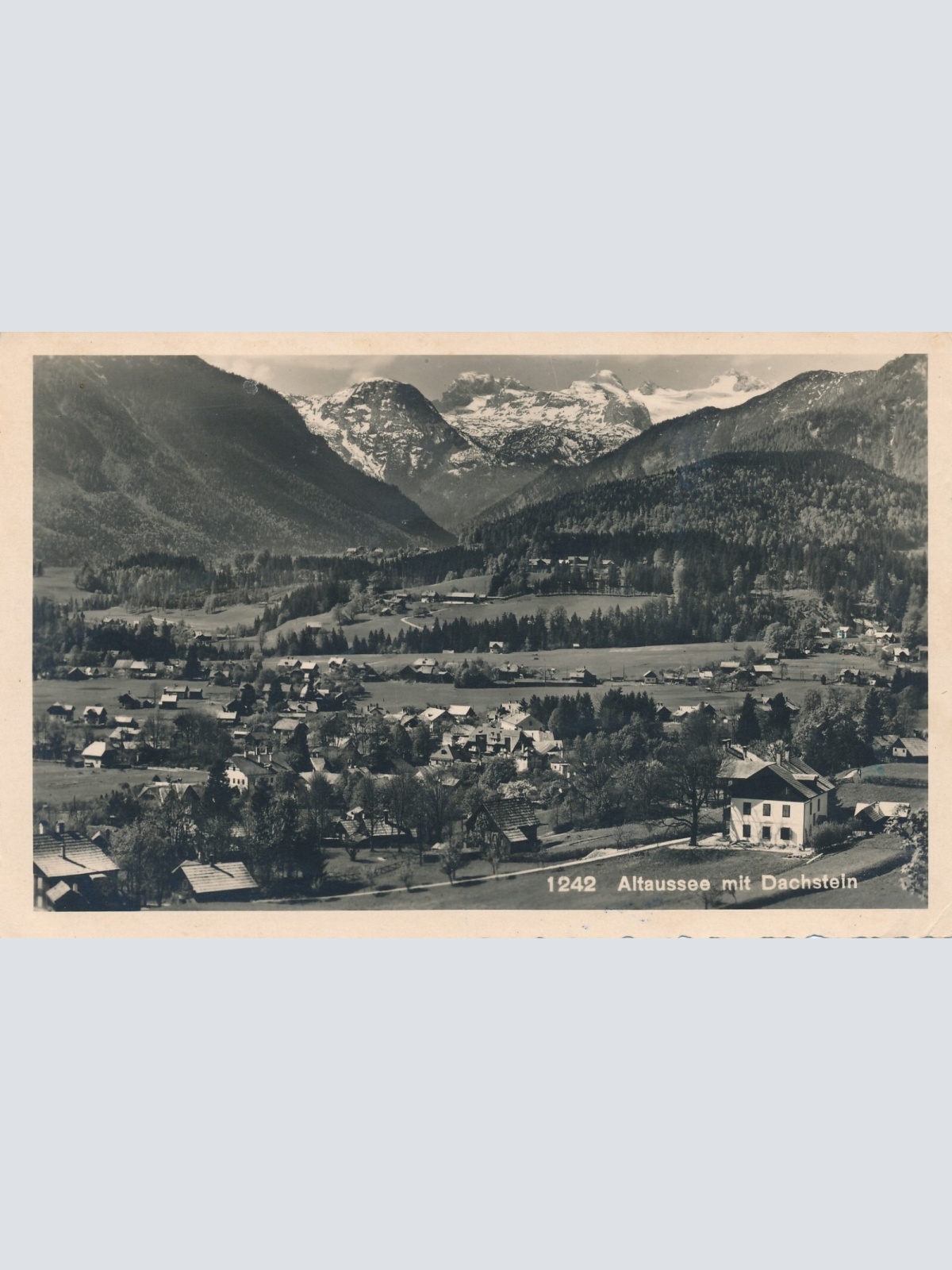 AK aus Altaussee mit Dachstein Steiermark Ansichtskarte (12416)