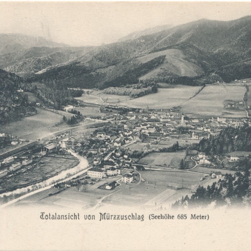 AK aus Mürzzuschlag Steiermark Ansichtskarte (J250)