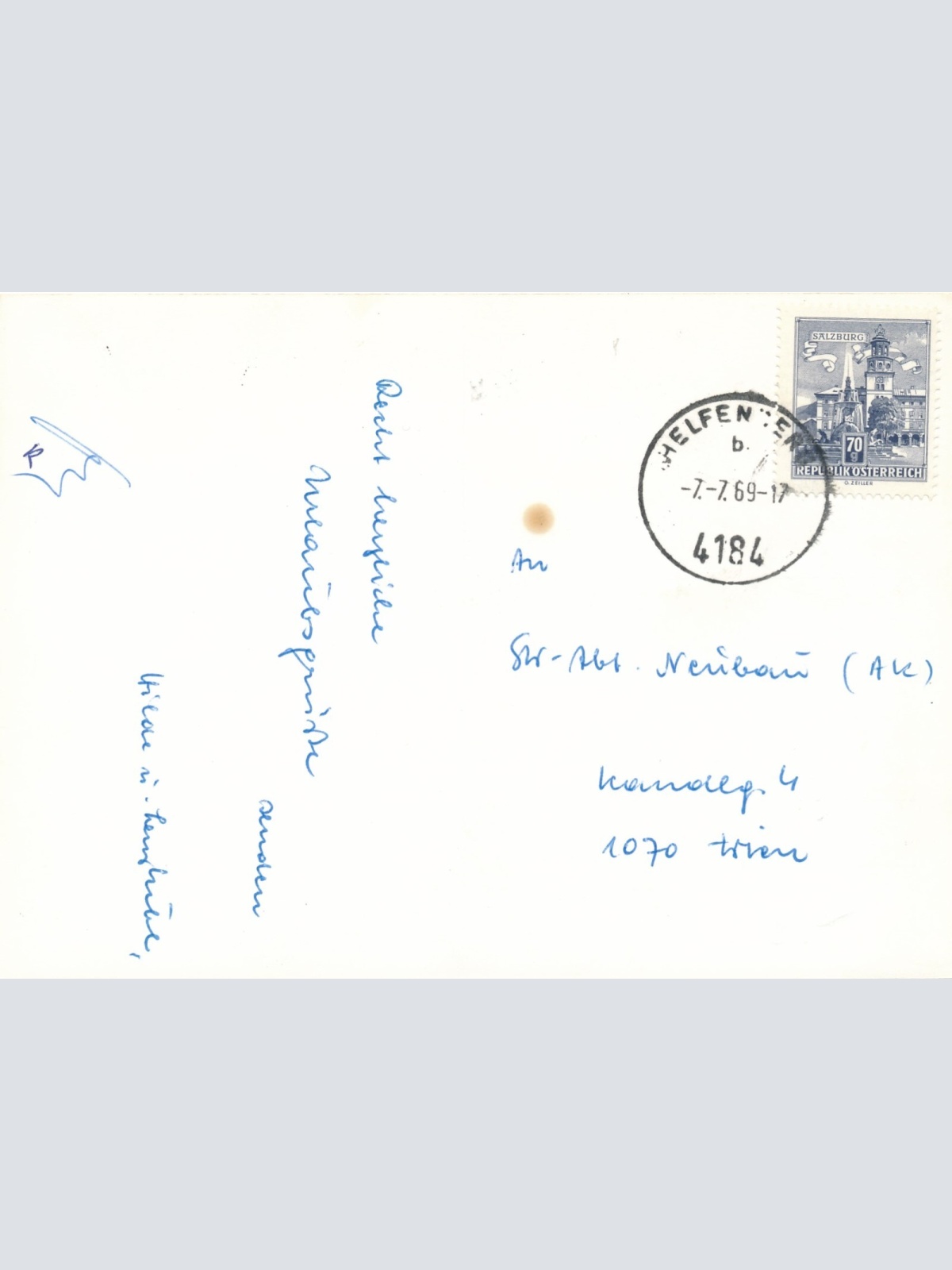 AK aus Hellenberg Oberösterreich Ansichtskarte (11493)