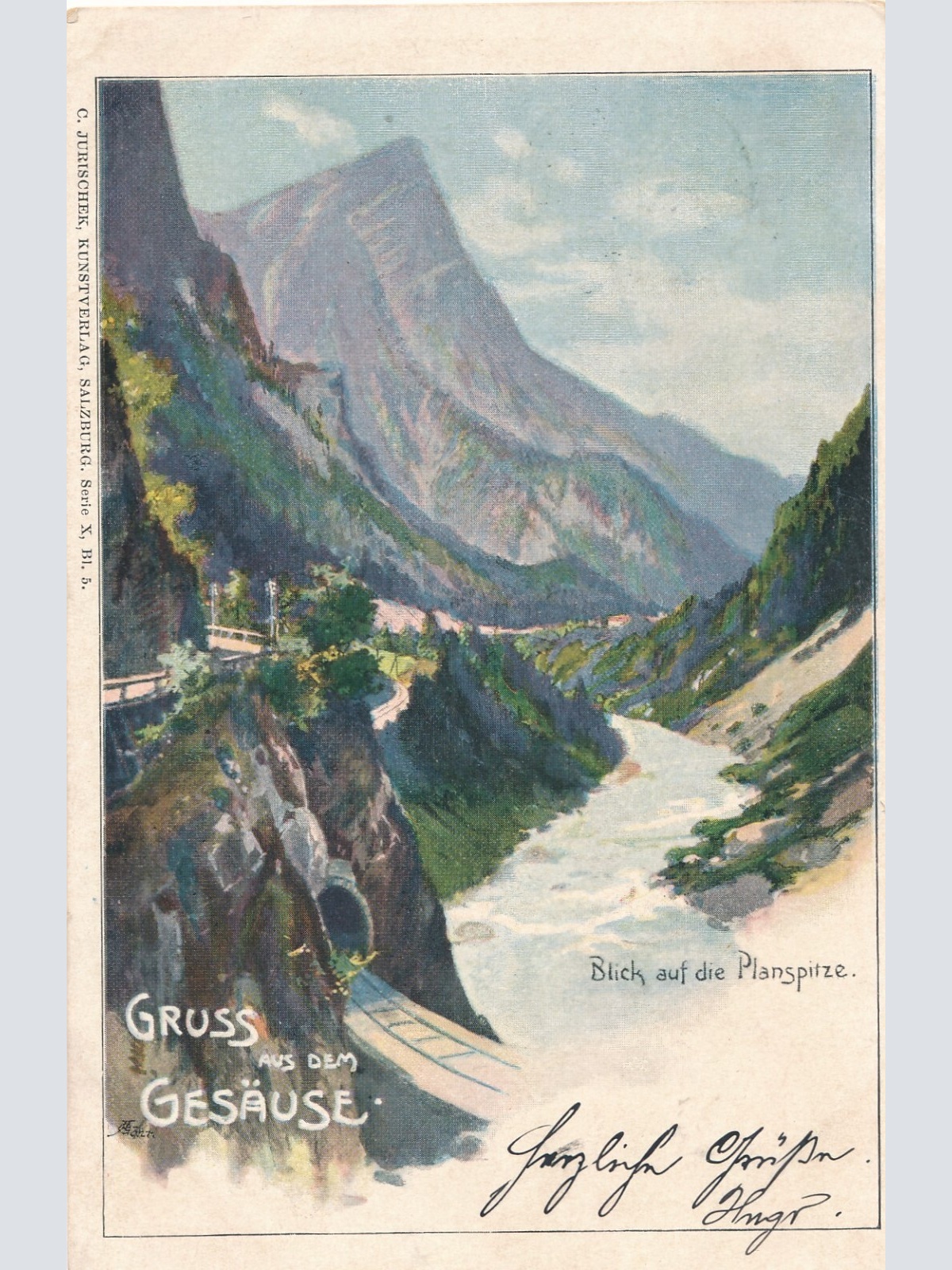 AK, Gruss aus dem Gesäuse, Steiermark (S2930)