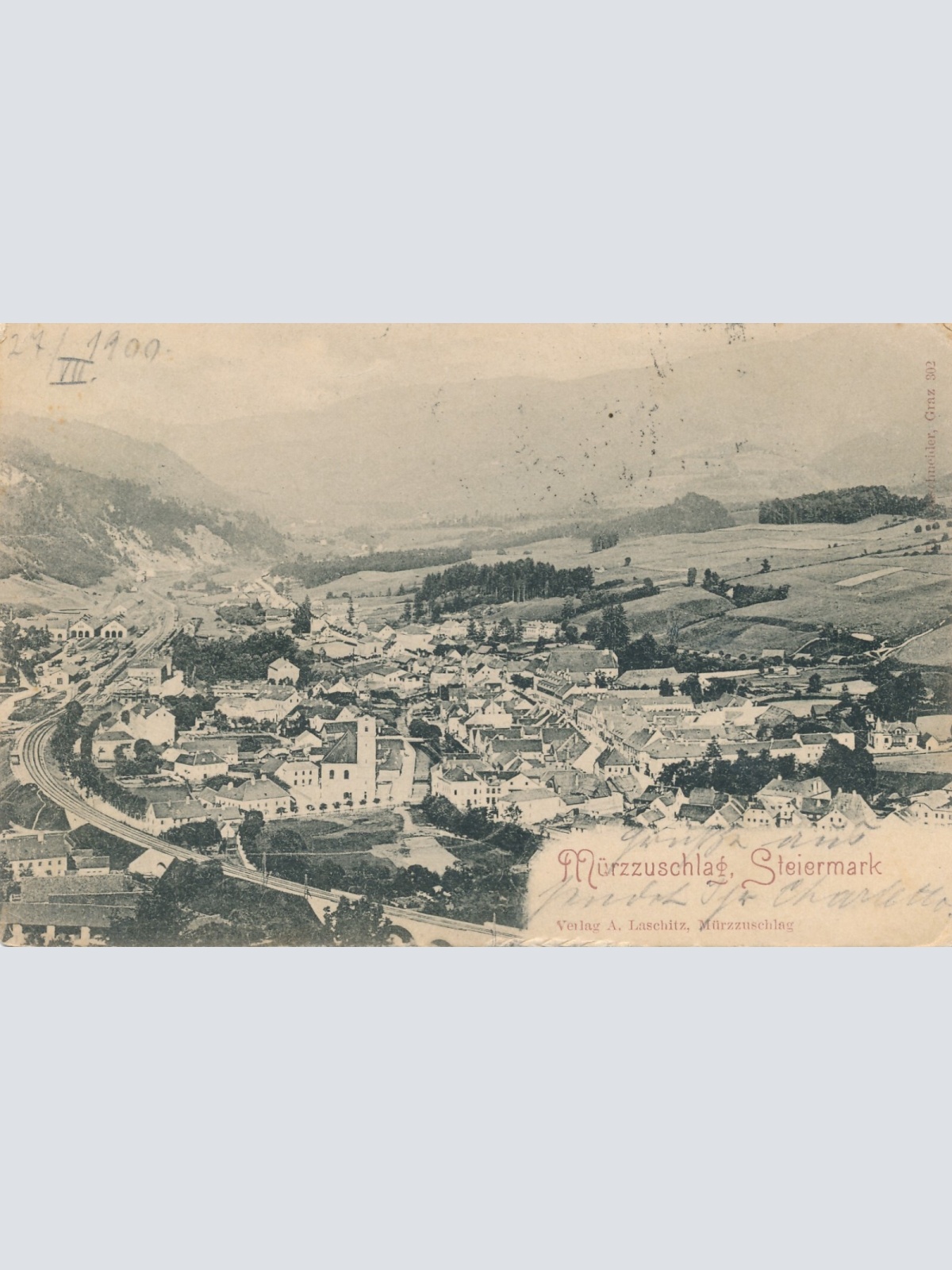 AK Mürzzuschlag Steiermark Ansichtskarte (12601)