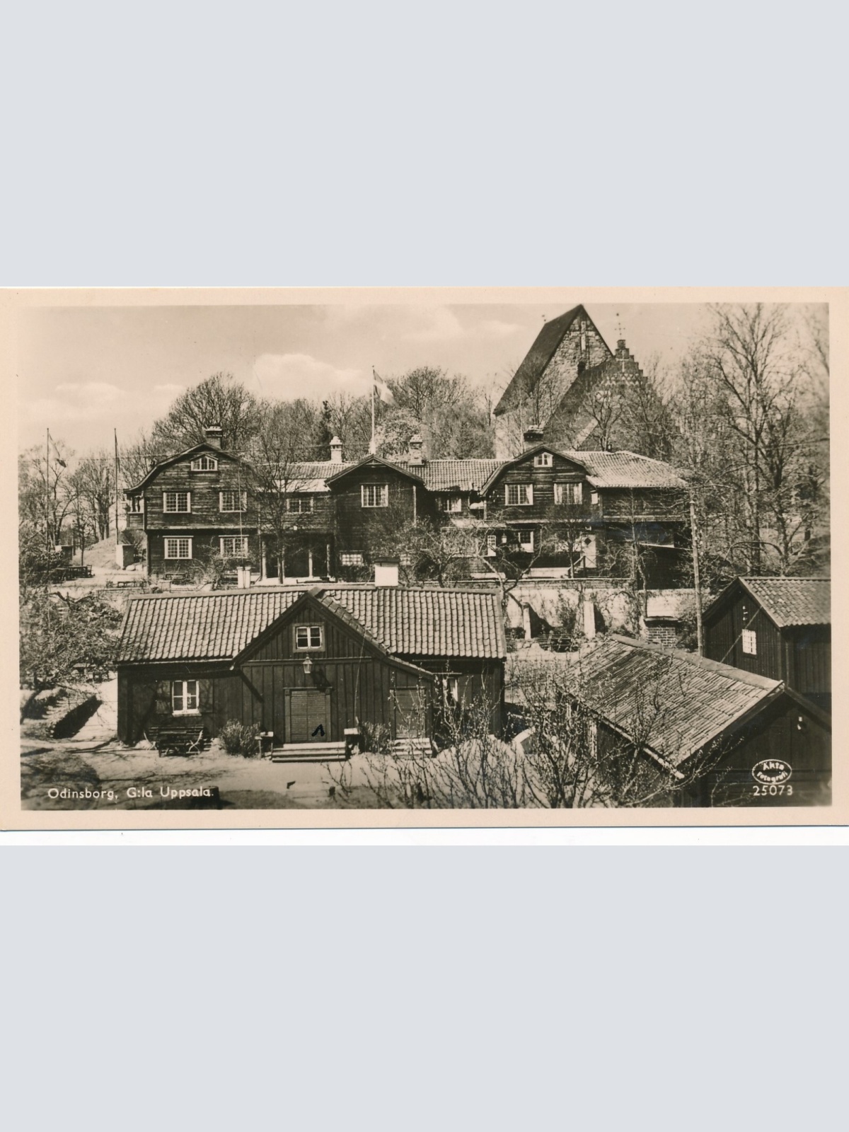AK aus Uppsala Odinsborg Schweden Ansichtskarte (12551)