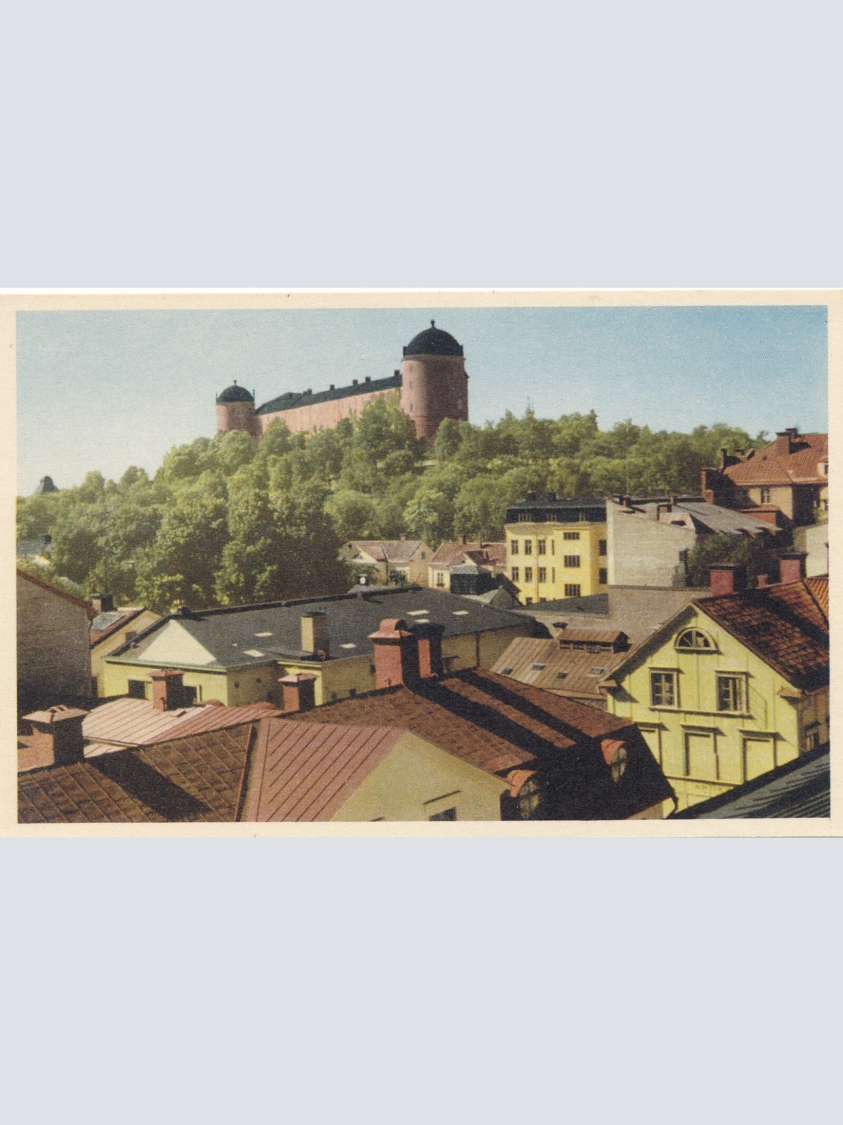 AK aus Uppsala Slottet Schweden Ansichtskarte (12563)