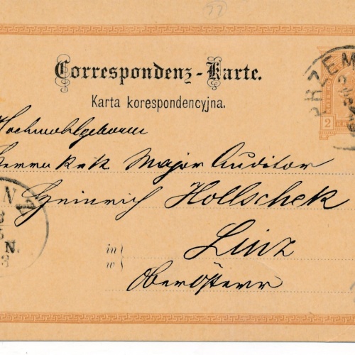 2 Kreuzer - Ganzsachen - Karte 1893 aus Przrmysl (12287)