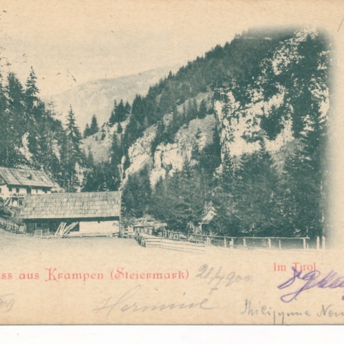 AK gruss aus Krampen Steiermark Ansichtskarte (12365)