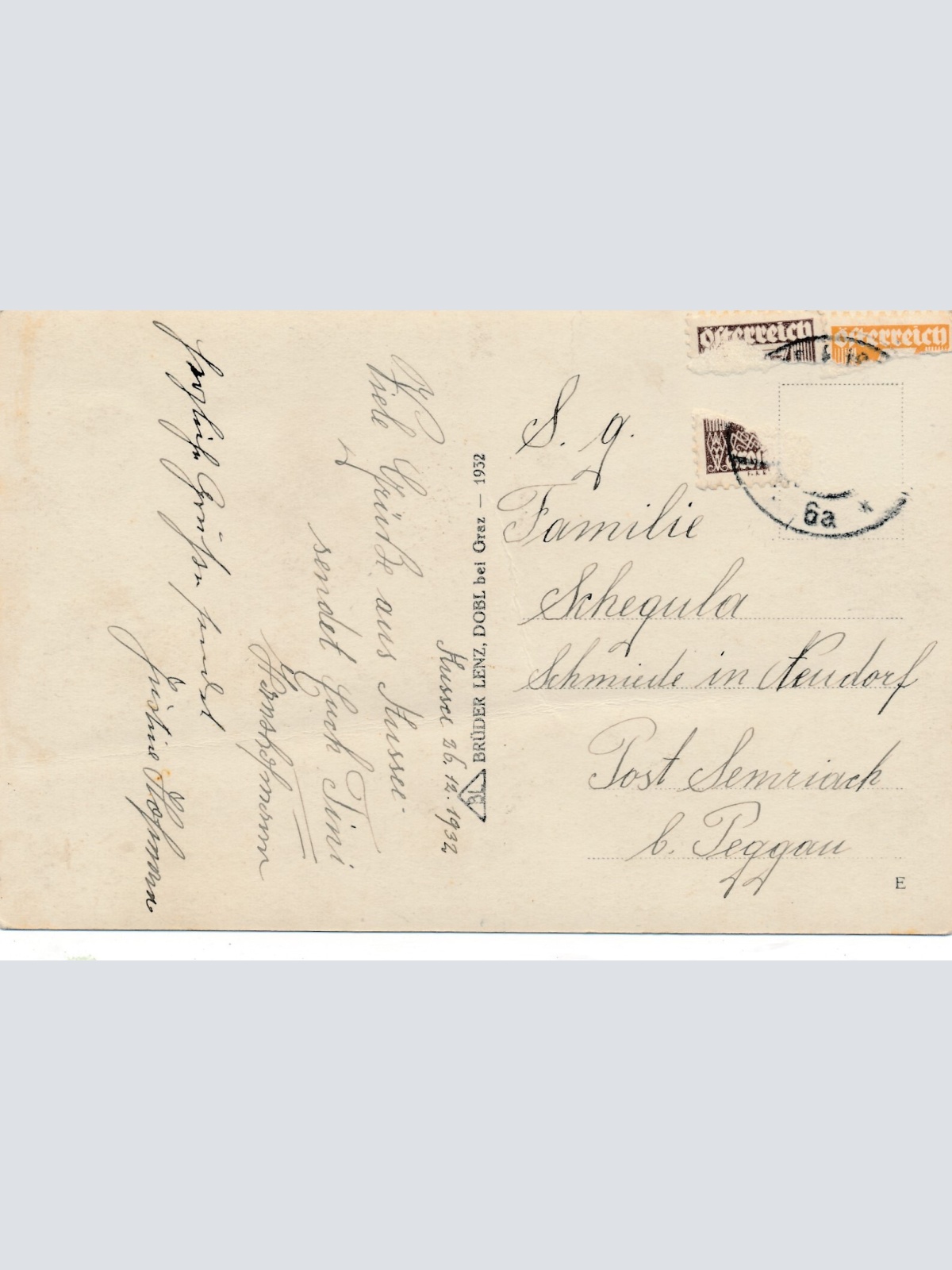 AK aus Bad Aussee im Winter Steiermark Ansichtskarte (12806)