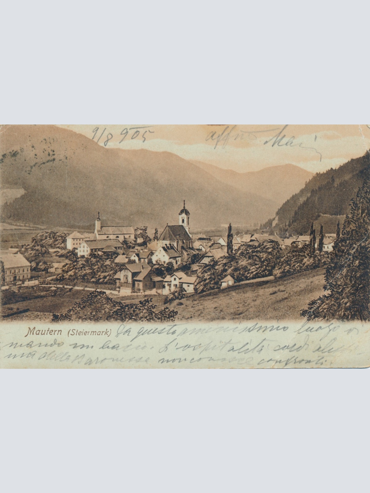 AK aus Mautern Steiermark Ansichtskarte (12809)