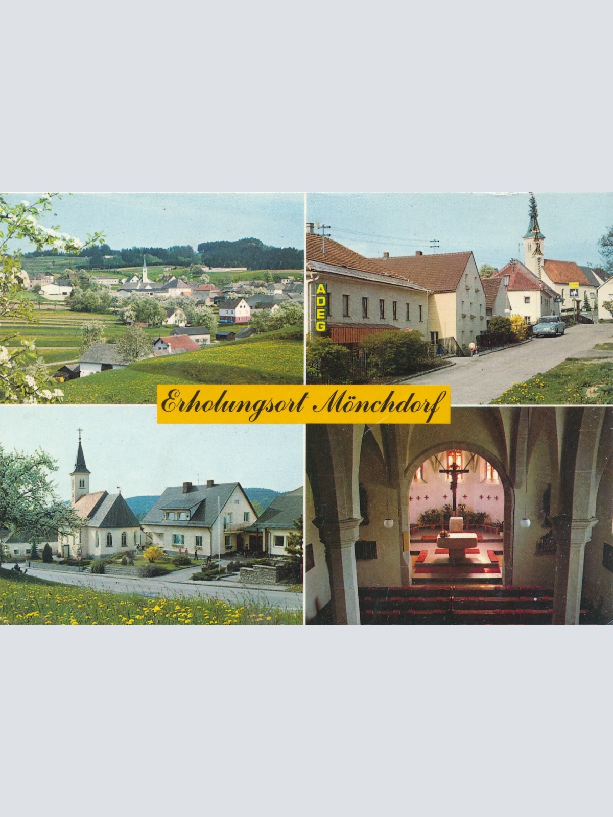 AK aus Mönchdorf Oberösterreich Mehrbildkarte Ansichtskarte (J340)