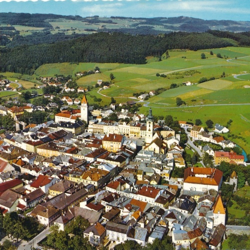 AK aus Freistadt Oberösterreich Fliegerfoto Ansichtskarte (J361)