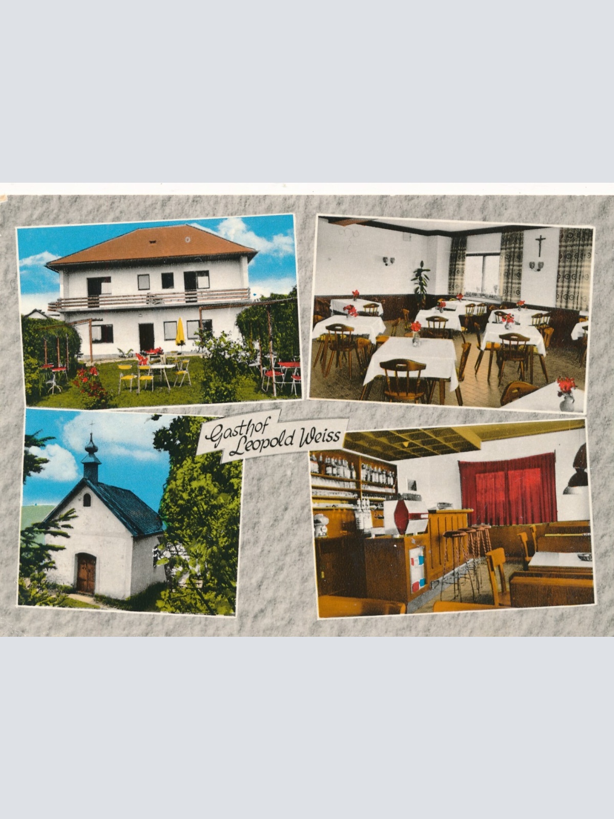 AK aus Neustift mit Gasthof Leopold Weiss  Ansichtskarte (J367)