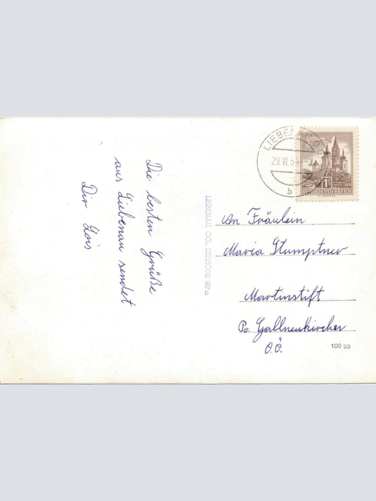 AK aus Liebenau Oberösterreich Ansichtskarte (12884)