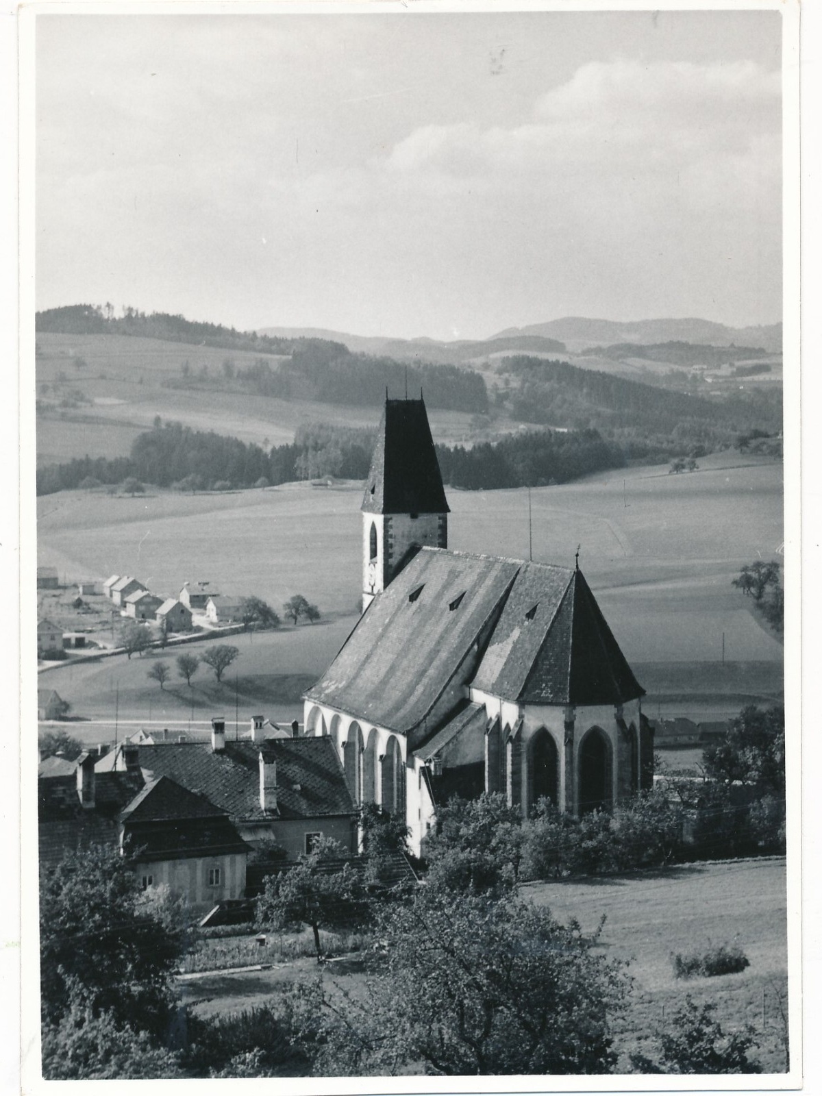 AK aus Kefermarkt mit Kirche Oberösterreich (12910)