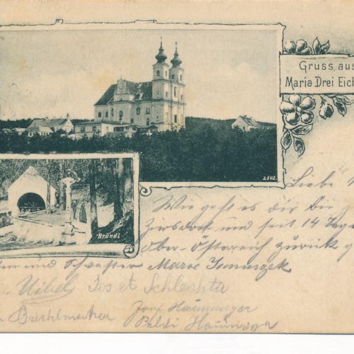 AK gruss aus Maria Dreieichen Niederösterreich Ansichtskarte (12685)