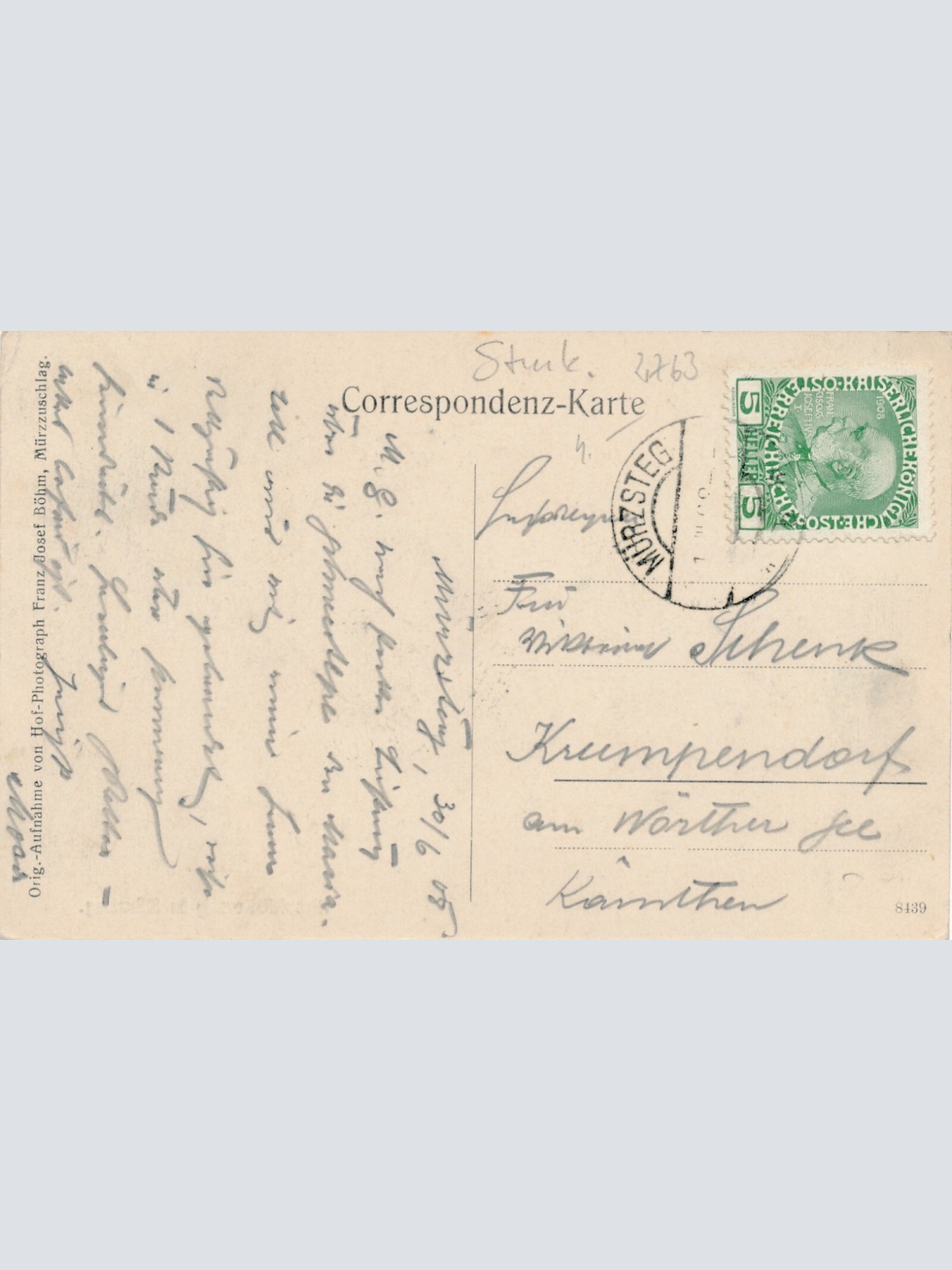 AK aus Mürzsteg mit Hirschfütterung Steiermark Ansichtskarte (12648)