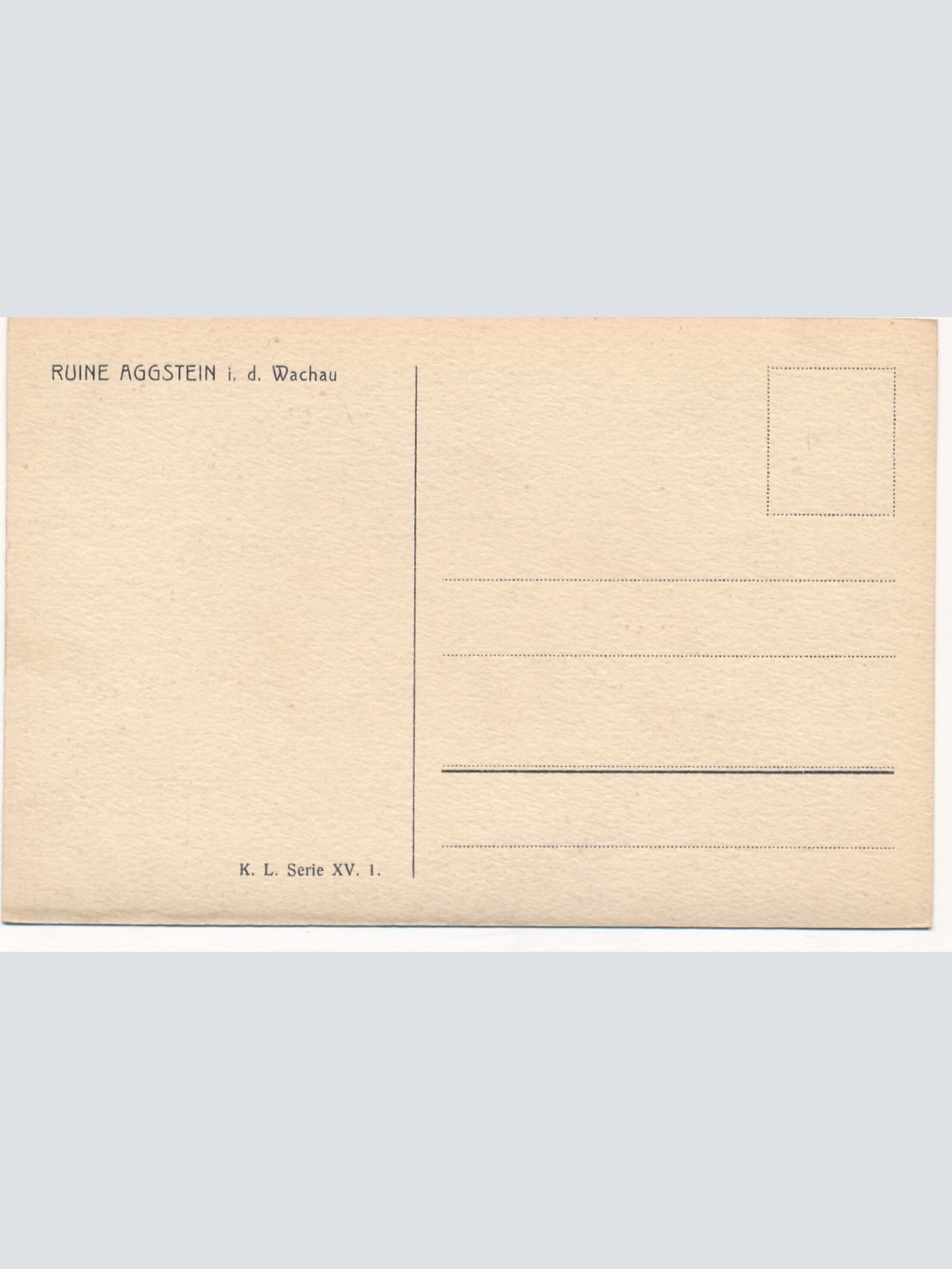 AK von der Ruine Aggstein Niederösterreich Ansichtskarte (12703)