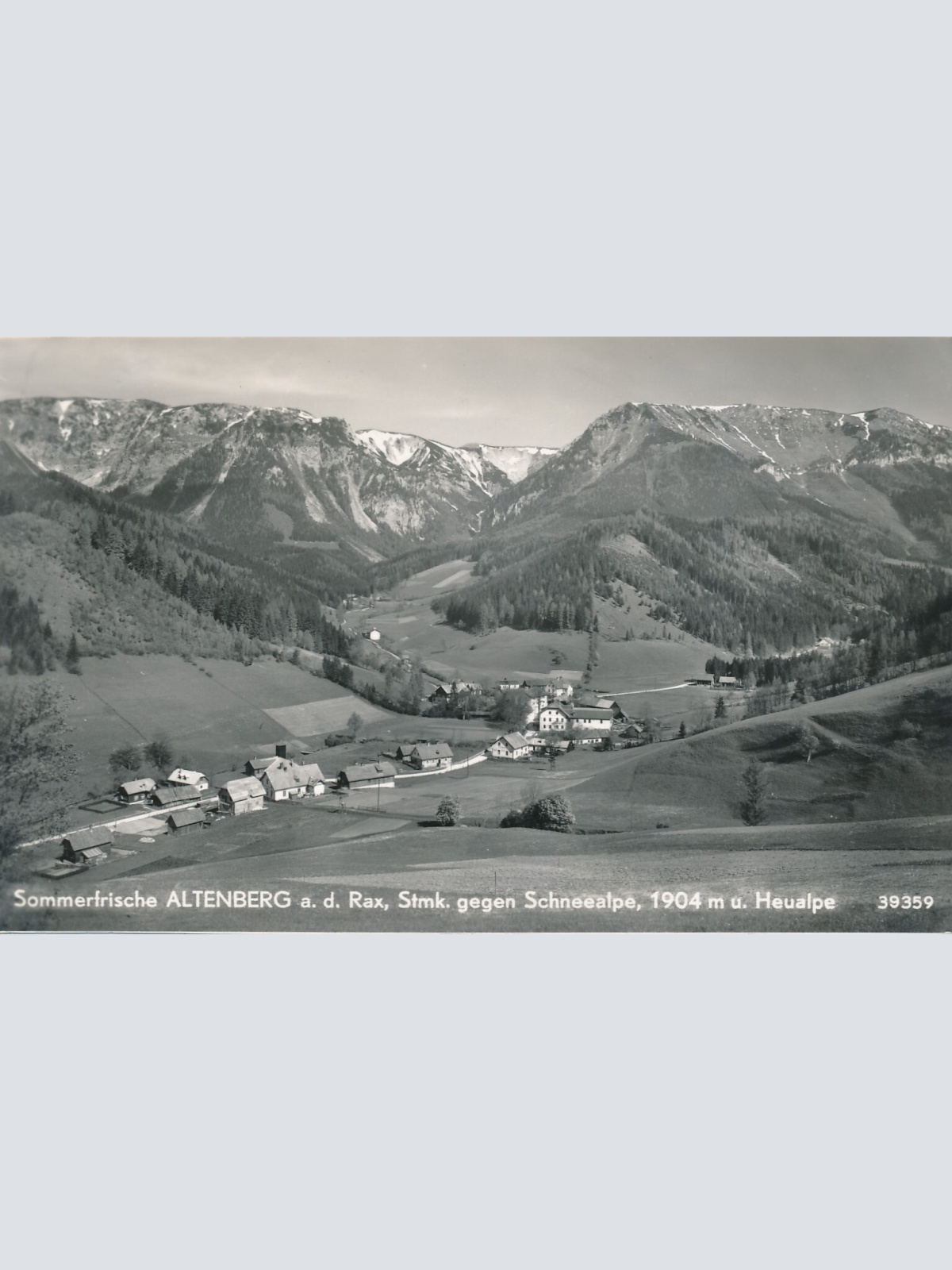 AK aus Altenberg Steiermark Ansichtskarte (12638)