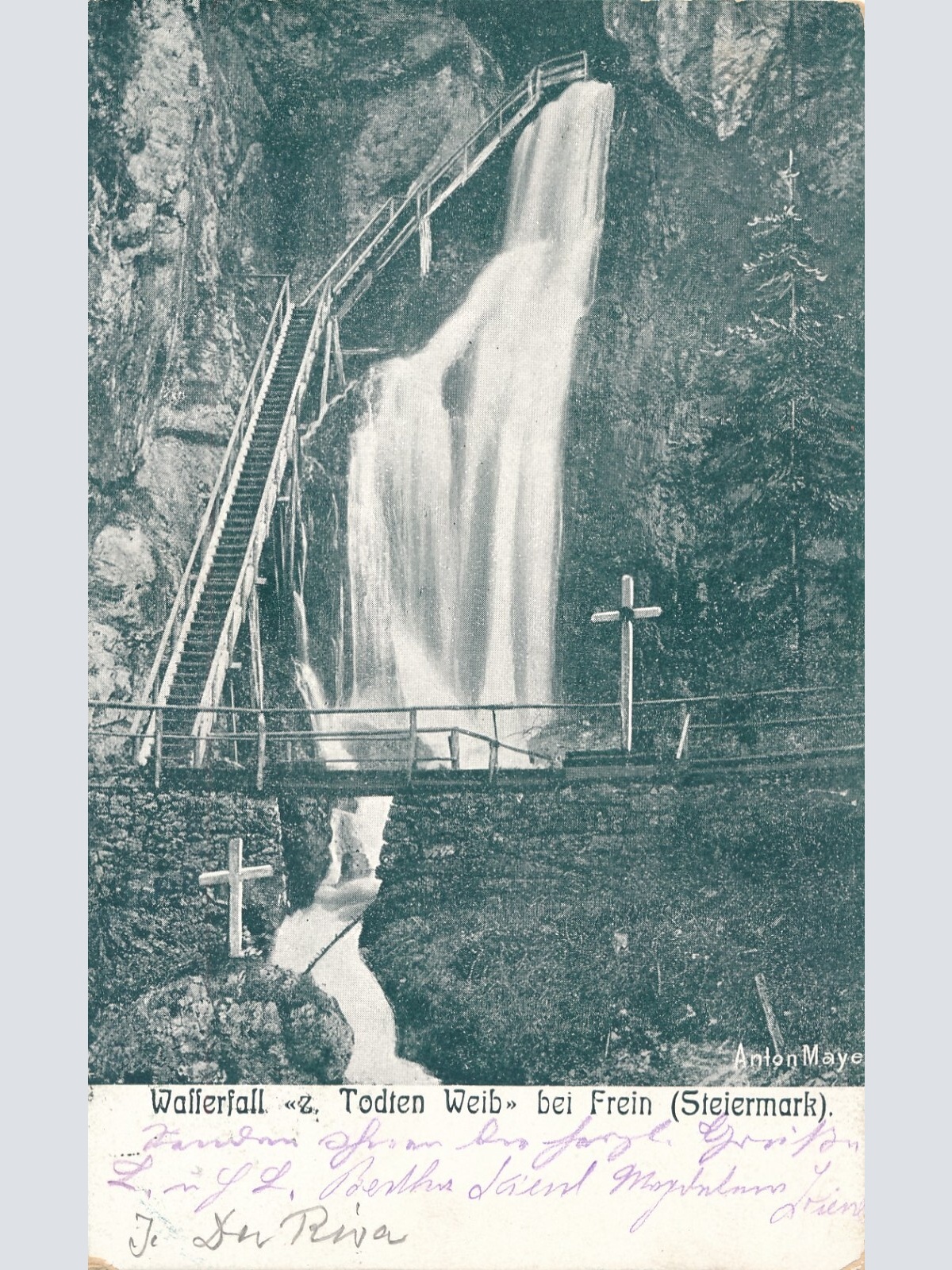 AK, Frein an der Mürz, Wasserfall, Steiermark (S2962)