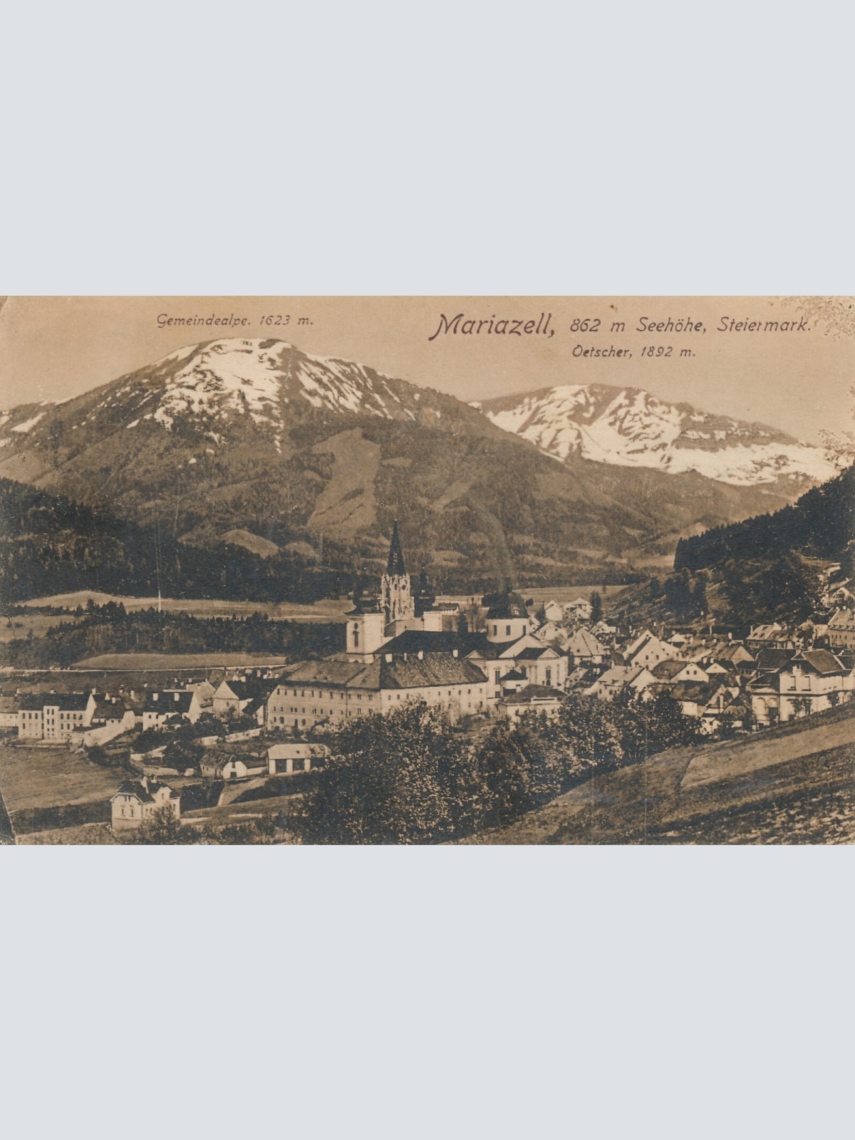 AK aus Mariazell Steiermark Ansichtskarte (13148)
