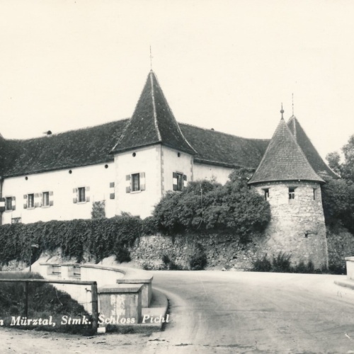 AK aus Mitterdorf mit Schloss Pichl Steiermark Ansichtskarte (12776)
