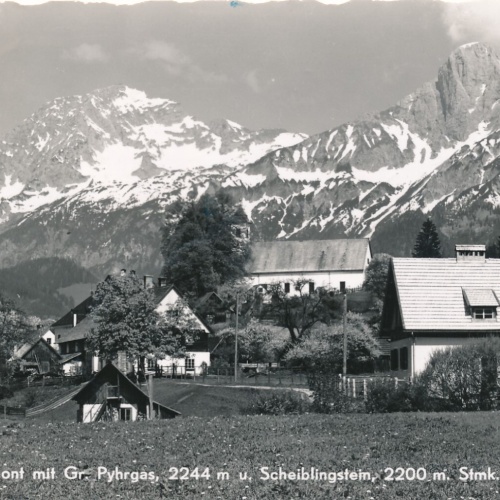 AK aus Hall bei Admont Steiermark Ansichtskarte (13076)