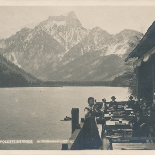 AK aus Eisenerz mit Leopoldsteinersee Steiermark Ansichtskarte (13058)