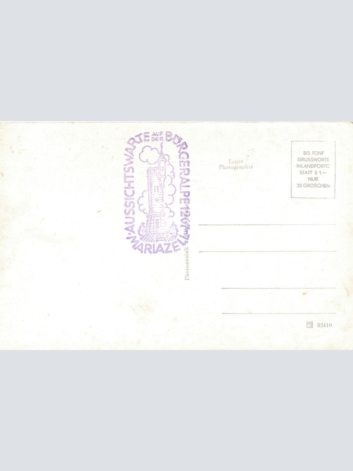 AK von der Bürgeralpe mit Aussichtsturm Steiermark Ansichtskarte (13102)