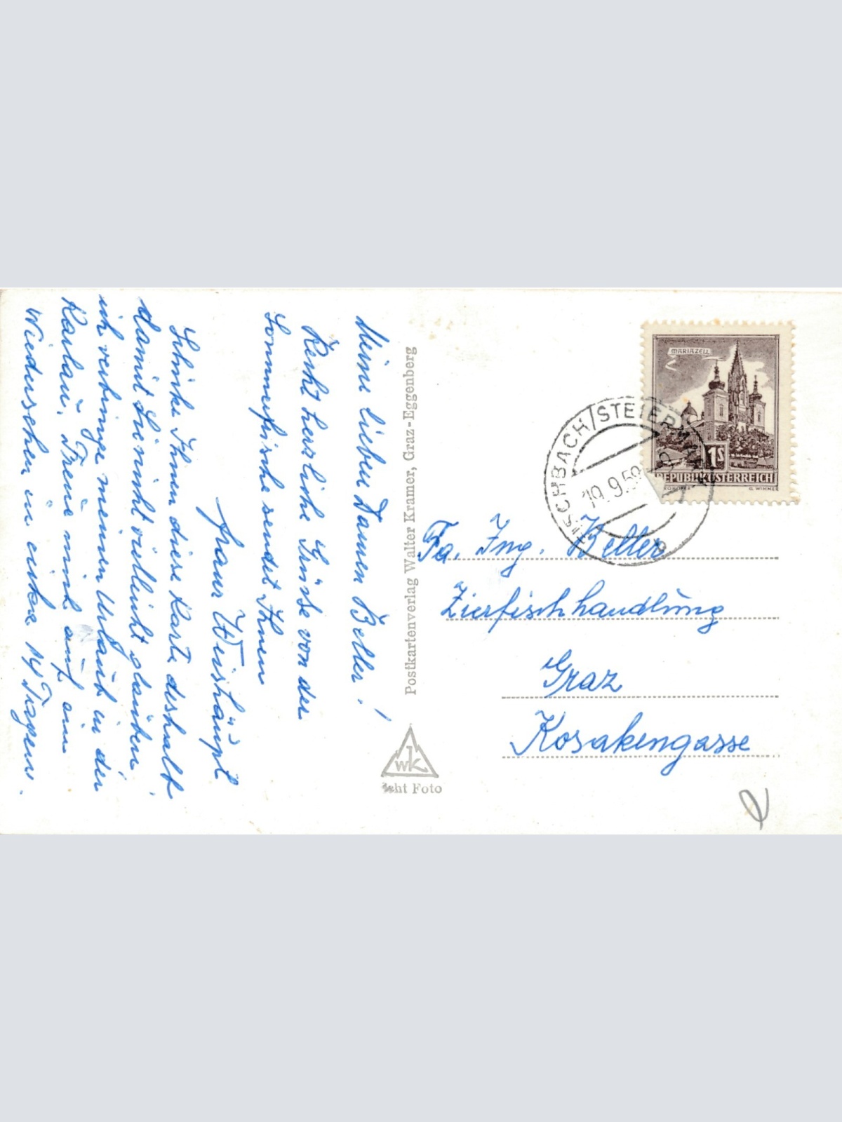 AK aus Fischbach Steiermark Ansichtskarte (13188)