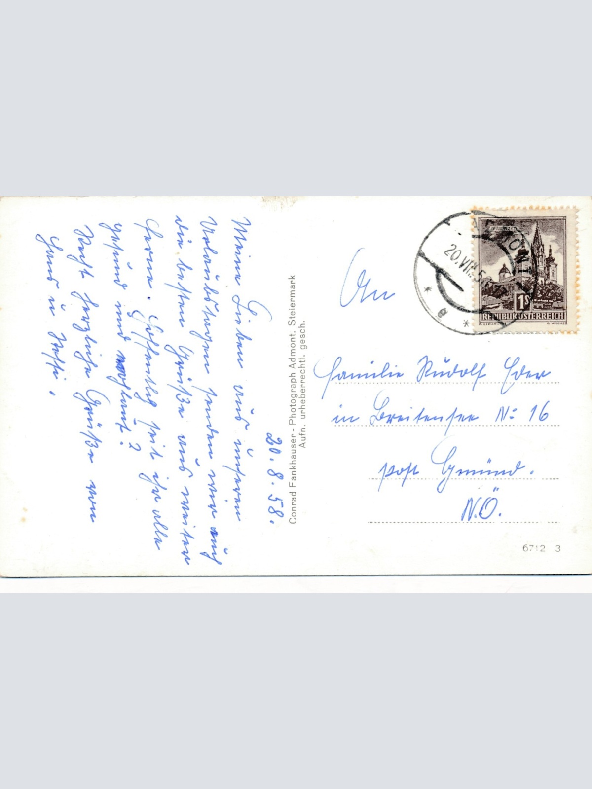 AK vom Schloß Röthleinstein bei Admont Steiermark Ansichtskarte (13183)