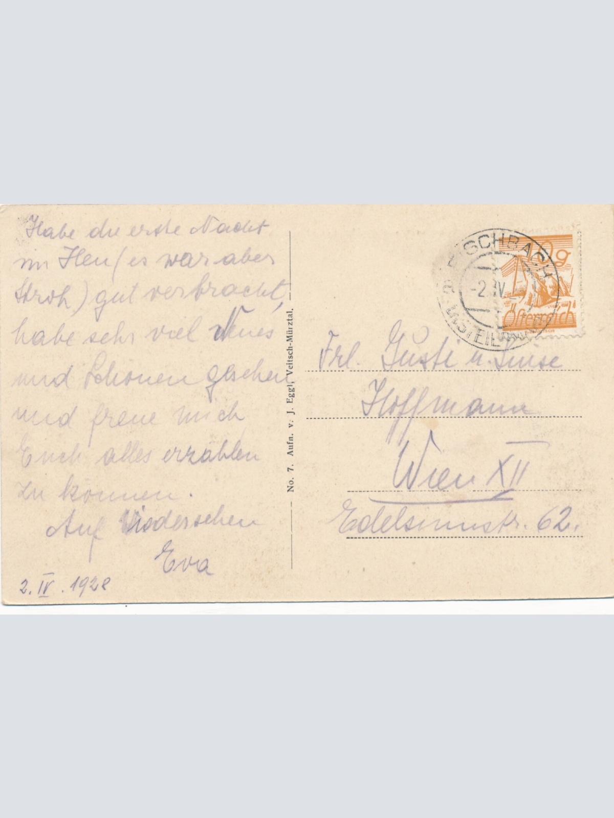 AK vom Dr. Peter Roseggers Geburtshaus Steiermark Ansichtskarte (13205)